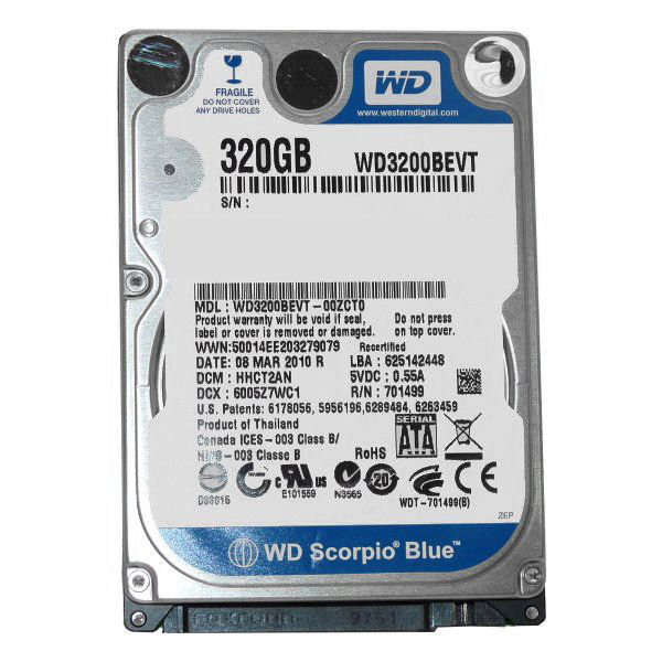 HDD 320Gb 7200RPM 2.5 1 HDD 320GB 2