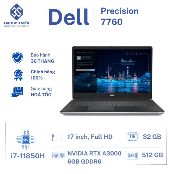Dell Precision 7760 1 Dell precision 7760
