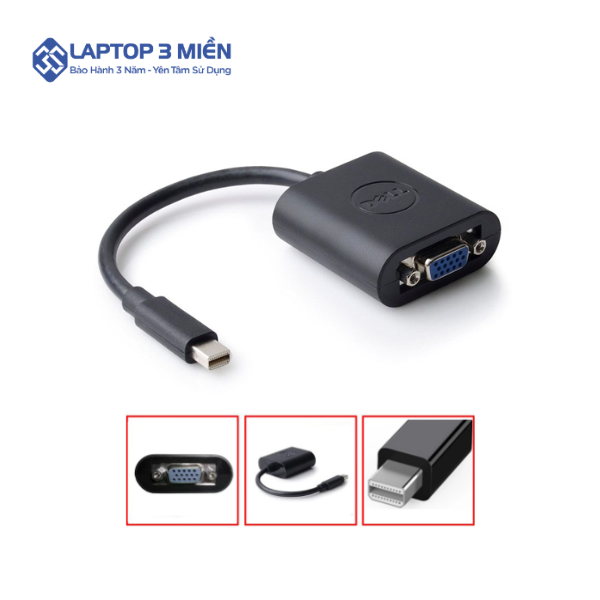 Cáp chuyển Dell DisplayPort To VGA Adapter 1 Dell DisplayPort To VGA Adapter 1
