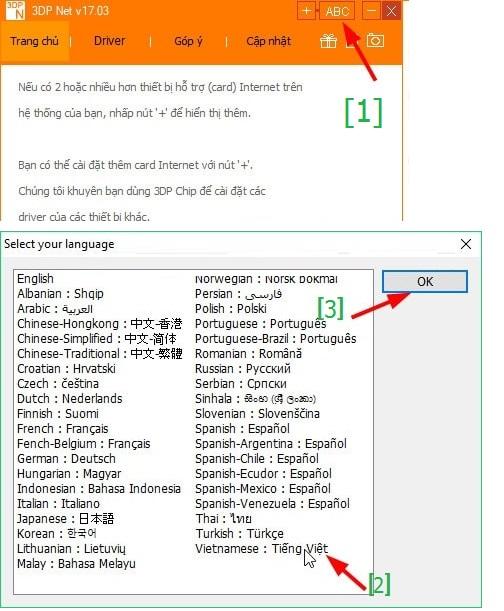 Cách cài Driver Wifi, Driver mạng Offline cho Win 10/8.1/7