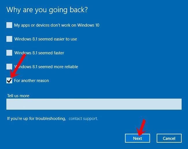 Cách hạ cấp Windows 10 xuống Win 7/8/8.1 an toàn đơn giản 6 Cách hạ cấp Windows 10 xuống Win 7/8/8.1 an toàn đơn giản