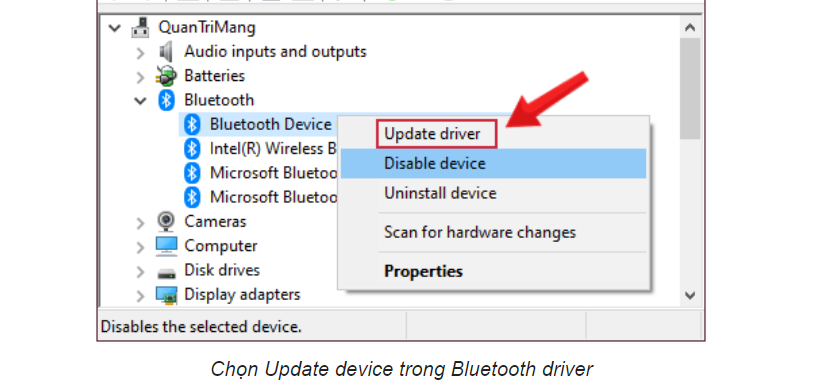 Cách tải và cập nhật Driver Bluetooth cho Windows 10 6 Cách tải và cập nhật Driver Bluetooth cho Windows 10